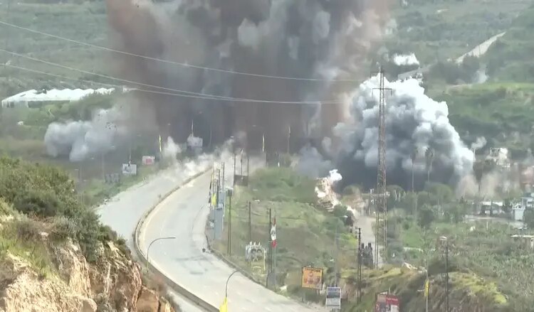 Watch: IDF strikes Lebanon’s coastal freeway bridge over the Litani