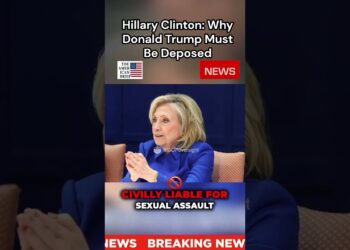 Hillary Clinton: Why Donald Trump Should Be Deposed! #information