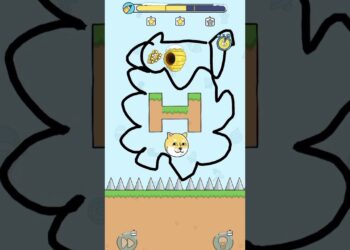 Noob vs professional! rescue the Doge save the canine recreation #shorts #viral #video games