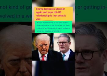 Trump lambasts Starmer once more and says UK-US relationship is ‘not what it was’ #today_news #trump