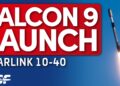 SpaceX Falcon 9 launches Starlink 10-40