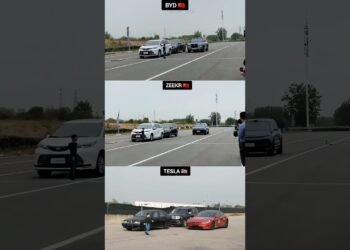 Tesla, Zeekr and BYD U8: Computerized Emergency Braking Check