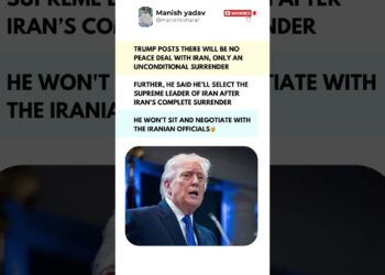 NO PEACE DEAL: Trump Calls for Iran’s “Unconditional Give up!” 🇮🇷🇺🇸