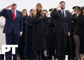 Trump & JD Vance Attend Dignified Switch At Dover Honoring Six US Troopers Killed In Kuwait | APT