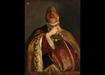 Doge Andrea Gritti  c. 1546 1550 Titian