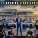 GTA 5 : MICHAEL GIFTED SPECIAL TESLA CYBER TRUCKS TO POLICE || BB GAMING