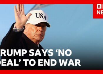 Donald Trump says US not able to make deal to finish battle with Iran | BBC Information