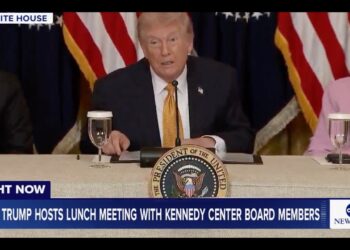 President Trump holds a information convention forward of the Kennedy Heart board assembly: LIVE