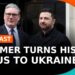 Starmer makes a take care of Zelensky, as Trump hits out at Europe | BBC Newscast