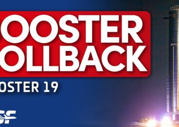 SpaceX rolls again Booster 19 from Pad 2