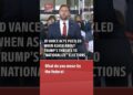 JD Vance Performs Dumb When Requested About Election Interference #information #trump #jdvance #politics #election
