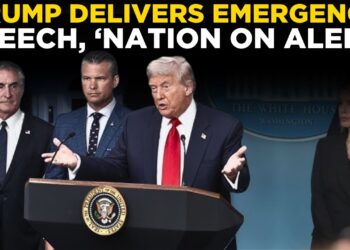TRUMP LIVE: Trump Delivers Emergency Speech, America On Excessive Alert As we speak | US NEWS LIVE