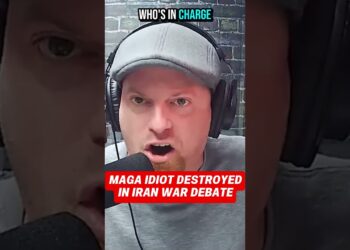 MAGA fool DESTROYED in Iran Warfare debate! #maga #trump #iranwar