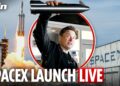 LIVE: SpaceX Starlink launch 25 extra satellites into orbit from California LIVE: SpaceX Starlink launch 25 extra satellites into orbit from California