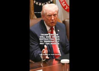 Trump says he’ll signal order instructing DHS to 'instantly pay' TSA brokers