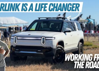 Work From Your Automotive With Starlink Mini! How I Use It On My Rivian & F-150 Lightning