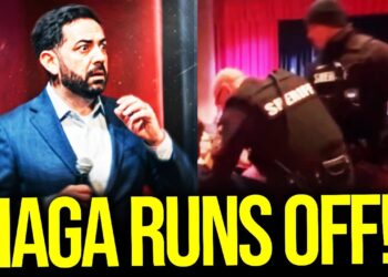 MAGA Congressman RUNS AWAY after PISSING OFF CROWD