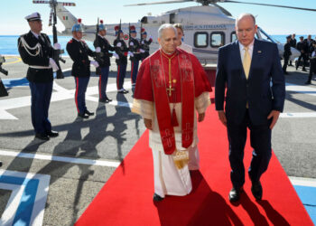 Pope Leo visits billionaires’ tax haven Monaco, urges rich to assist needy