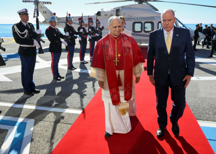 Pope Leo visits billionaires’ tax haven Monaco, urges rich to assist needy