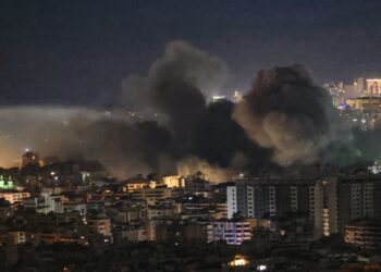 Officer significantly wounded in Lebanon as strikes pound Hezbollah bastion close to Beirut