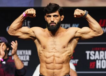 UFC contender Arman Tsarukyan begins brawl at wrestling occasion