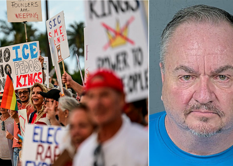 Native Democratic Get together chair accused of hitting man in head at ‘No Kings’ protest