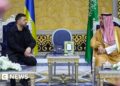 Zelensky visits Saudi Arabia after providing Ukraine's drone experience – BBC