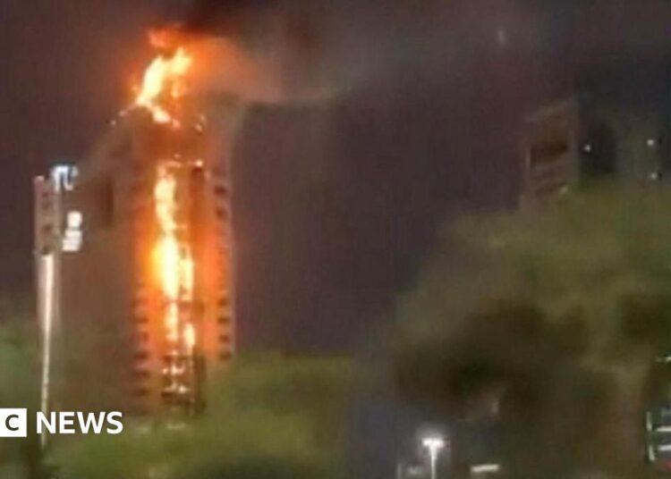 Big fireplace engulfs Kuwait Metropolis tower as Trump accuses Starmer of looking for to ‘be part of wars after we have already gained’