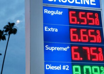 Iran warfare: Gasoline costs hit /gallon as Strait of Hormuz stays closed