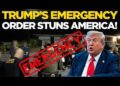 TRUMP LIVE | Trump Declares Nationwide Emergency! | Trump Indicators Pressing Order | US on Edge | World Information