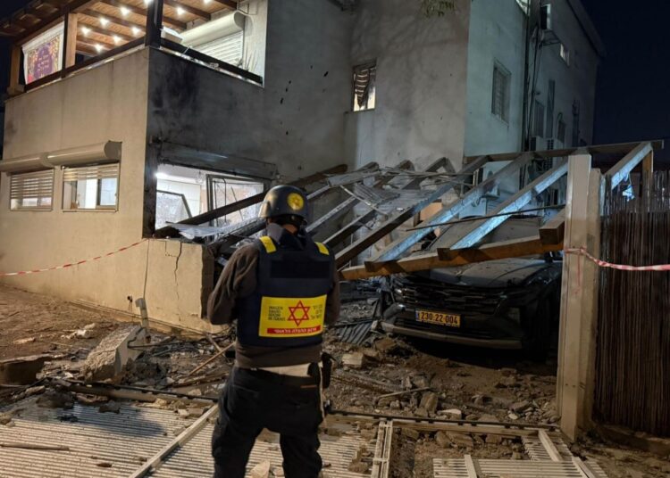 Ramat Gan couple of their 70s killed by Iranian cluster missile