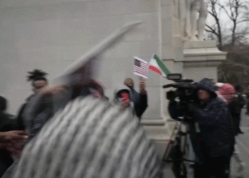 NYC Washington Sq. Park vigil for Ayatollah Khamenei turns violent