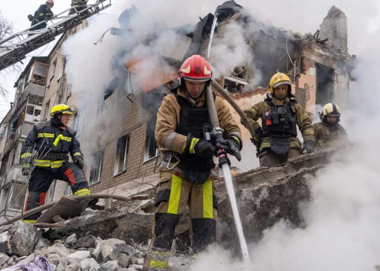 10 killed in Russian strike in Ukraine as Trump says ‘hatred’ hurting peace deal