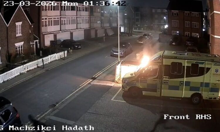 Jewish volunteer ambulances set on hearth exterior London synagogue in anti-Semitic assault Jewish volunteer ambulances set on hearth exterior London synagogue in anti-Semitic assault