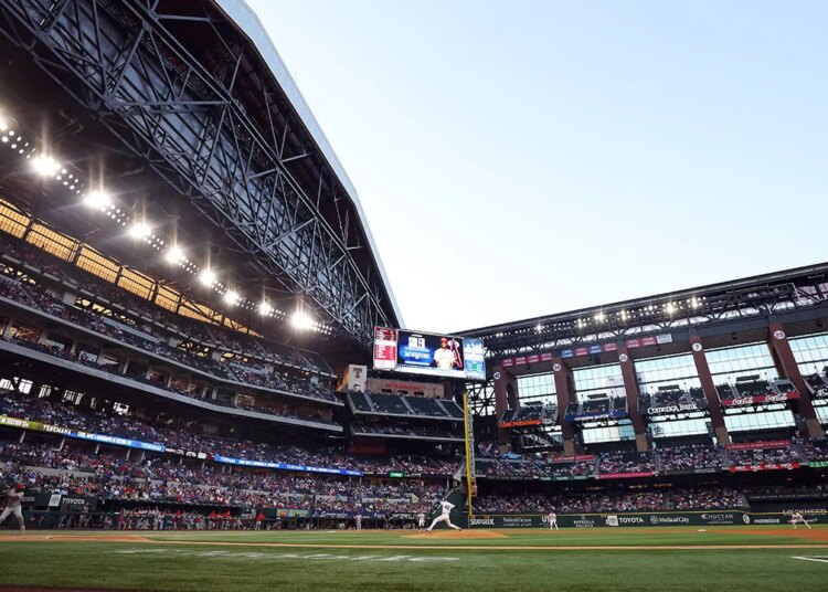 Statue beforehand faraway from Dallas-area airport finds new dwelling at MLB stadium