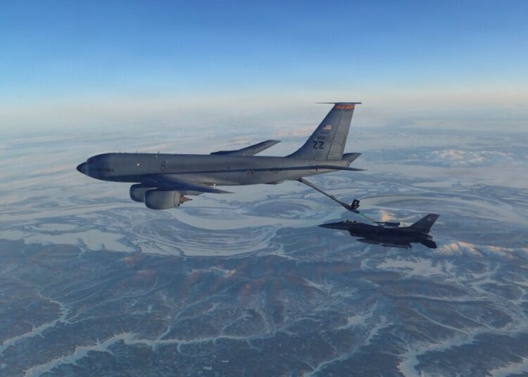 A protracted-serving US refueling aircraft crashed in Iraq, killing 6