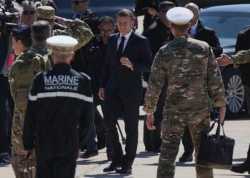 Macron visits Cyprus after UK base was struck in Iran warfare