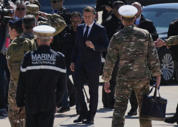 Macron visits Cyprus after UK base was struck in Iran warfare