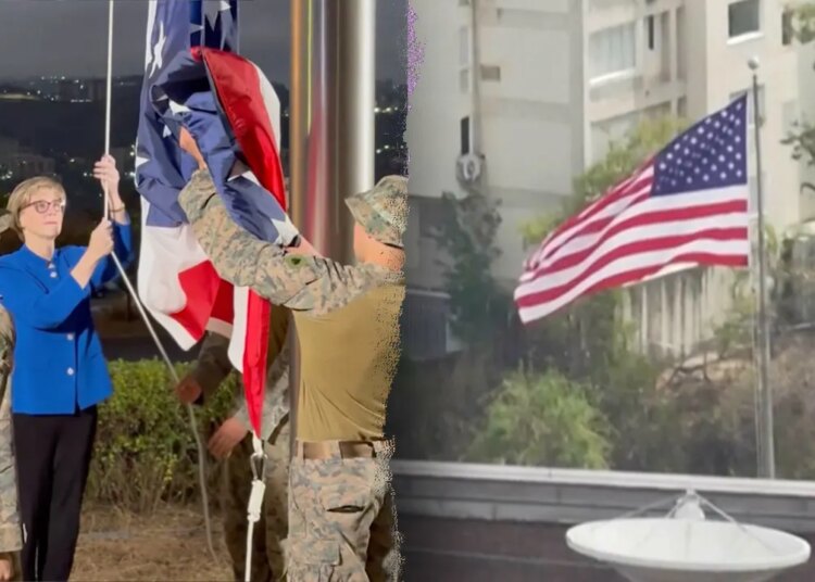 US flag raised at embassy in Venezuela for first time in 7 years