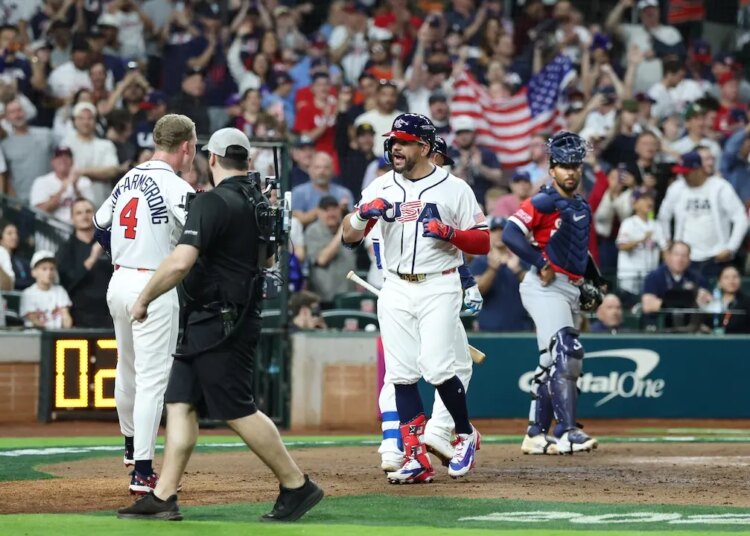 Group USA beats Britain 9-1 in World Baseball Basic behind Schwarber homer