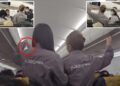 Aged passenger slaps flight attendant in stunning footage Aged passenger slaps flight attendant in stunning footage