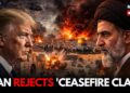 LIVE: Iran Rejects Ceasefire Declare After US President Donald Trump's Reality Social Put up | N18G