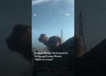 Iranian Bridge Destroyed in Strike as Trump Warns “Extra to Come” | Firstpost