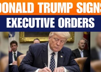 LIVE: US President Donald Trump indicators government orders I Homeland Safety pay I USA I Trump