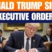 LIVE: US President Donald Trump indicators govt orders I Homeland Safety pay I USA I Trump