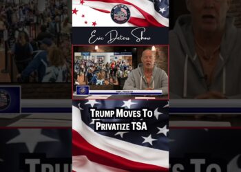 Trump Strikes To Privatize TSA #tsa #youtubeshorts #trump #maga #ericdetersshow