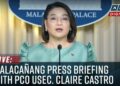 LIVE: Malacañang holds press briefing with PCO Usec. Claire Castro | April 6, 2026