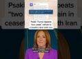 Psaki: Trump repeats 'two week' chorus in ceasefire take care of Iran