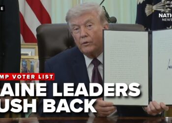 Maine leaders PUSH BACK in opposition to Trump's NATIONAL VOTER LIST