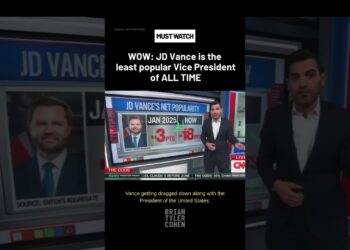 WOW: JD Vance is the least common Vice President of ALL TIME